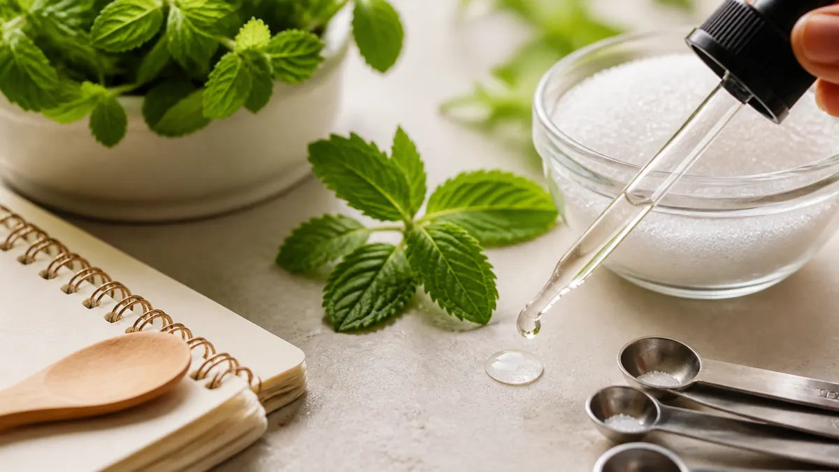 Takaran Stevia Cair Pengganti Gula (Tabel Konversi)